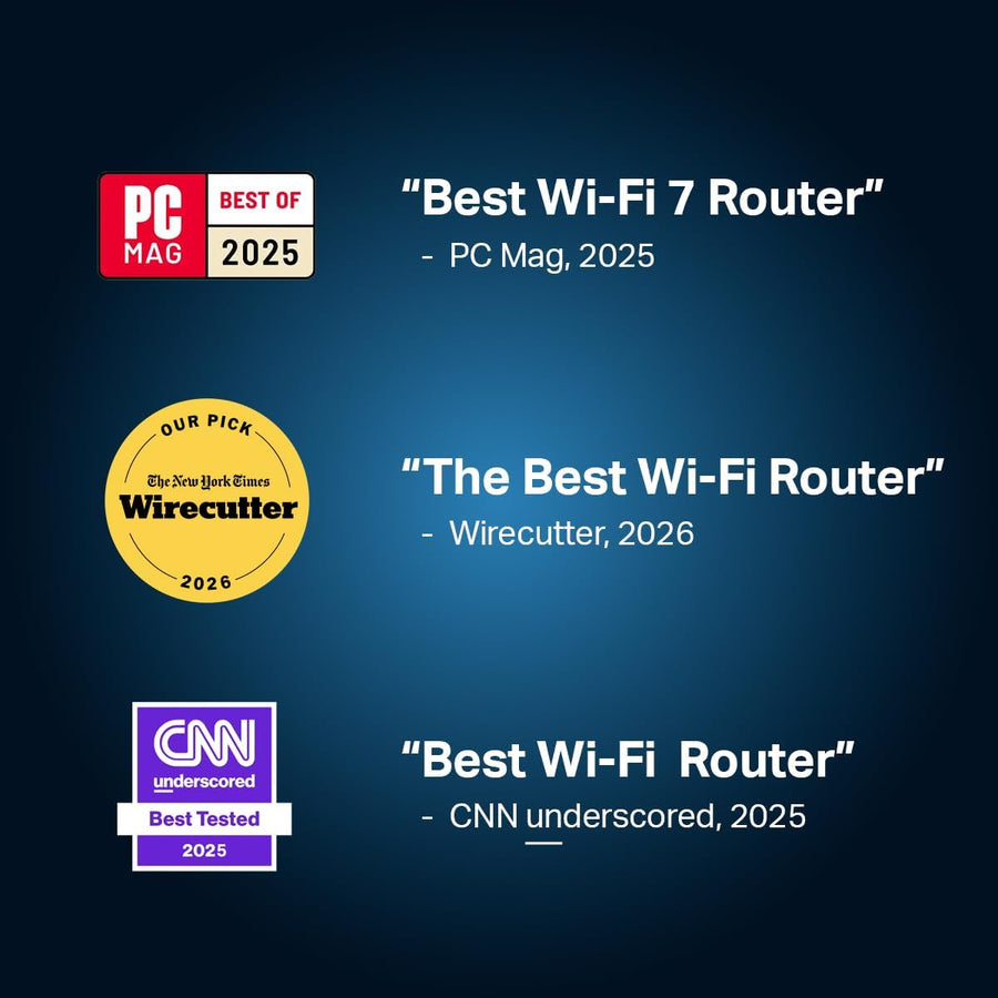 TP-Link Dual-Band BE3600 Wi-Fi 7 Router, Archer BE230