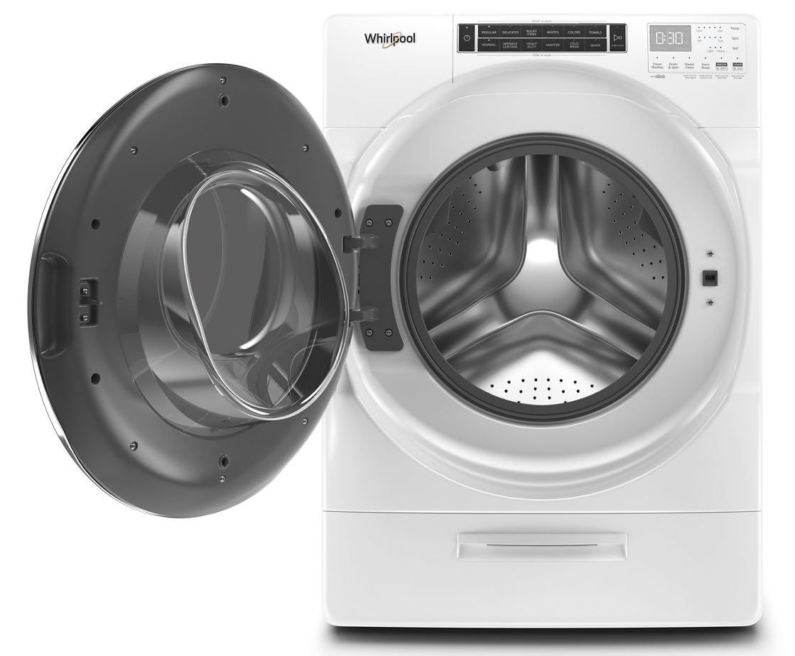 Whirlpool® 5.0 Cu. Ft. White Front Load Washer