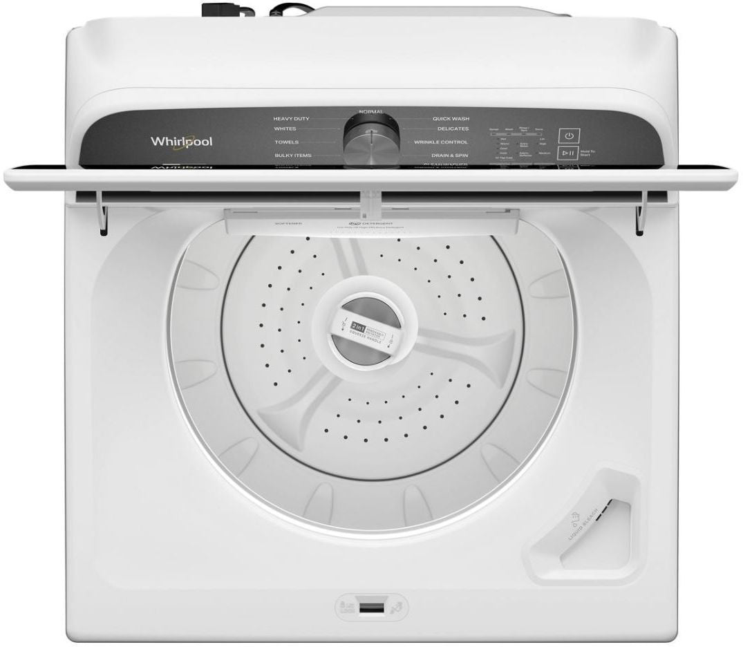 Whirlpool® 5.2 - 5.3 Cu. Ft. White Top Load Washer with Removable Agitator