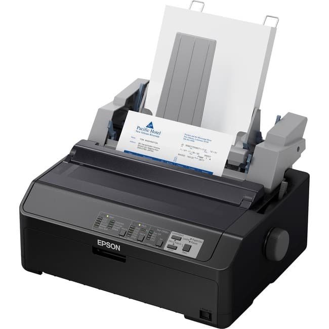 Epson – LQ-590II 24-pin Dot Matrix Printer – Monochrome – Energy Star – 584 cps Mono – 8.50" Width x 11" Length – USB – Unknown