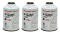 Honeywell R-1234yf, Three 8-ounce Cans of Refrigerant (Brand may vary between Honeywell or National Refrigerants)