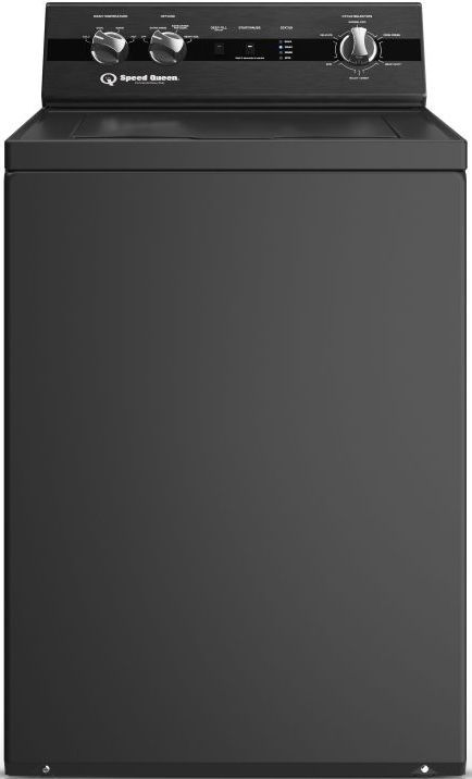 Speed Queen® TC5 3.2 Cu. Ft. Matte Black Agitator Top Load Washer