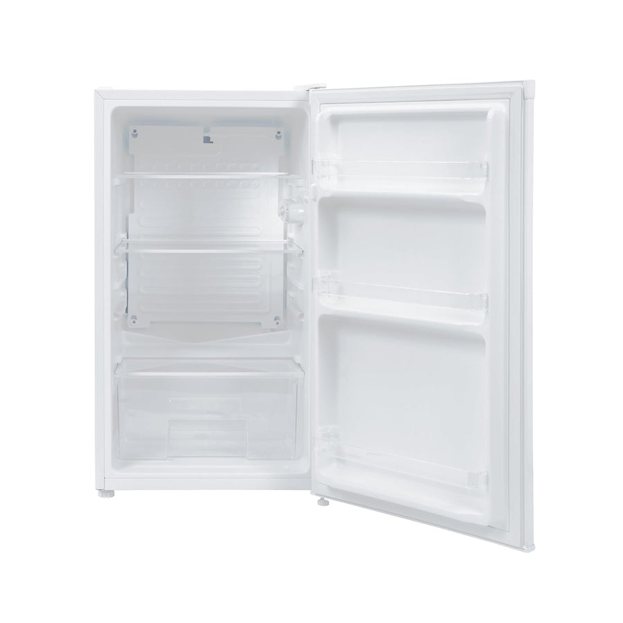 Under Counter Fridge 94L Adjustable Thermostat Reversible Door White