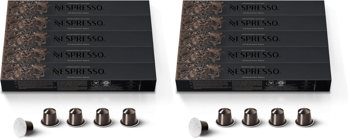 Nespresso Original, Variety Pack, Mixed Roast, 50-Count Espresso Pods