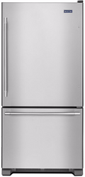 Maytag® 30" 18.7 Cu. Ft. Fingerprint Resistant Stainless Steel Bottom Freezer Refrigerator