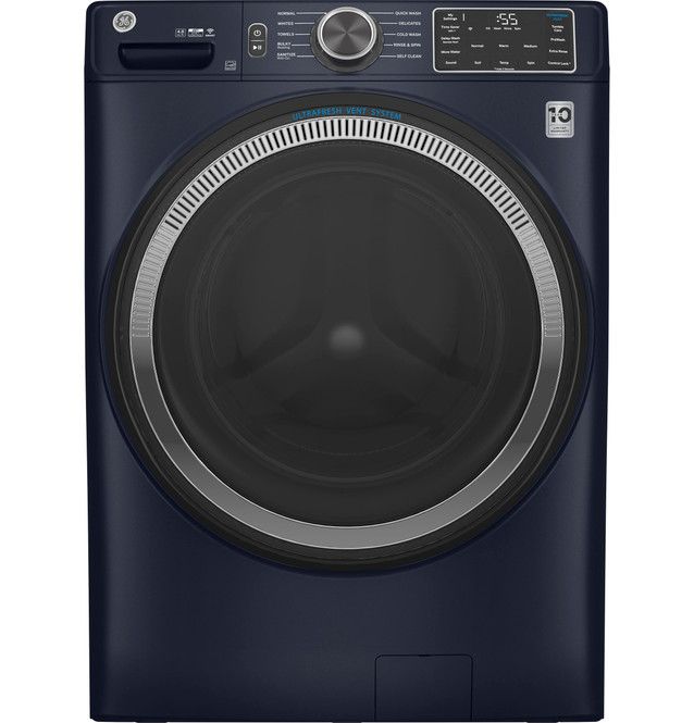 GE® ENERGY STAR® 4.8 Cu. Ft. Sapphire Blue Smart Front Load Washer UltraFresh Vent System with OdorBlock™ and Sanitize w/Oxi
