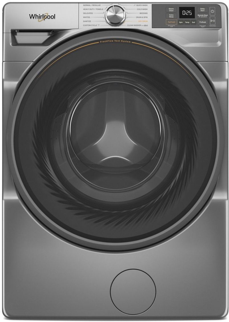 Whirlpool® 4.5 Cu. Ft. Radiant Silver Front Load Washer