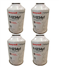 Honeywell R-1234yf, Four 8 ounce Cans (ONE CASE) (Brand may vary between Honeywell or National Refrigerants)