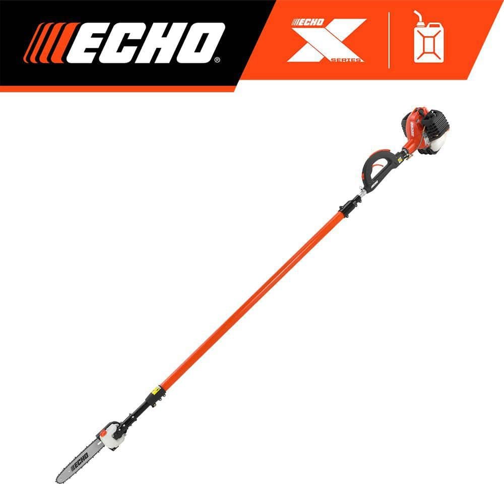 ECHO 12 in. 25.4 cc Gas 2-Stroke X Series Telescoping Power Pole Saw with Loop Handle and Shaft Extending to 12.1 ft. PPT-2620
