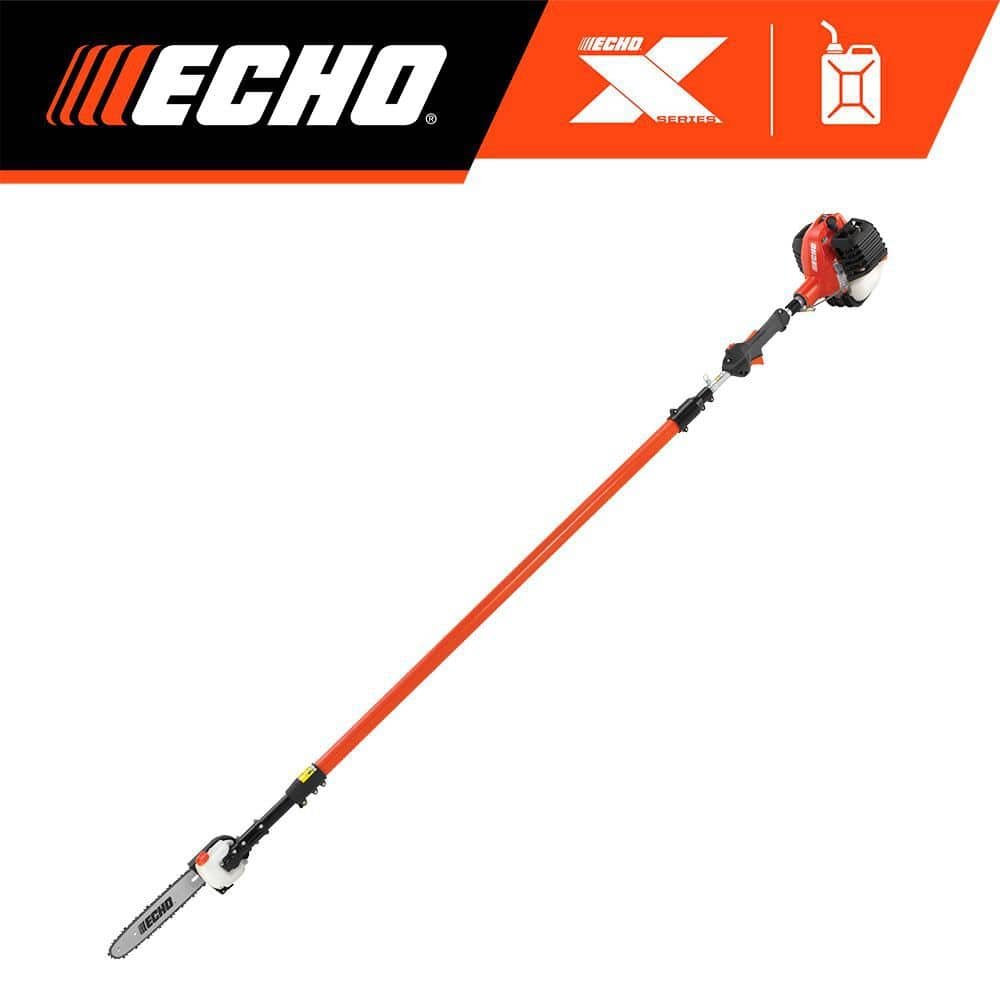 ECHO 12 in. 25.4 cc Gas 2-Stroke X Series Telescoping Power Pole Saw with In-Line Handle and Shaft Extending to 12.1 ft. PPT-2620H