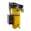 EMAX 80 Gal. 7.5 HP 3-Cylinder 1-Phase 175 PSI Silent Air Electric Air Compressor with Isolator Pads and Auto Drain HES07V080Y1