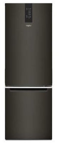 Whirlpool® 24" 12.7 Cu. Ft. Black Stainless Steel Bottom Freezer Refrigerator