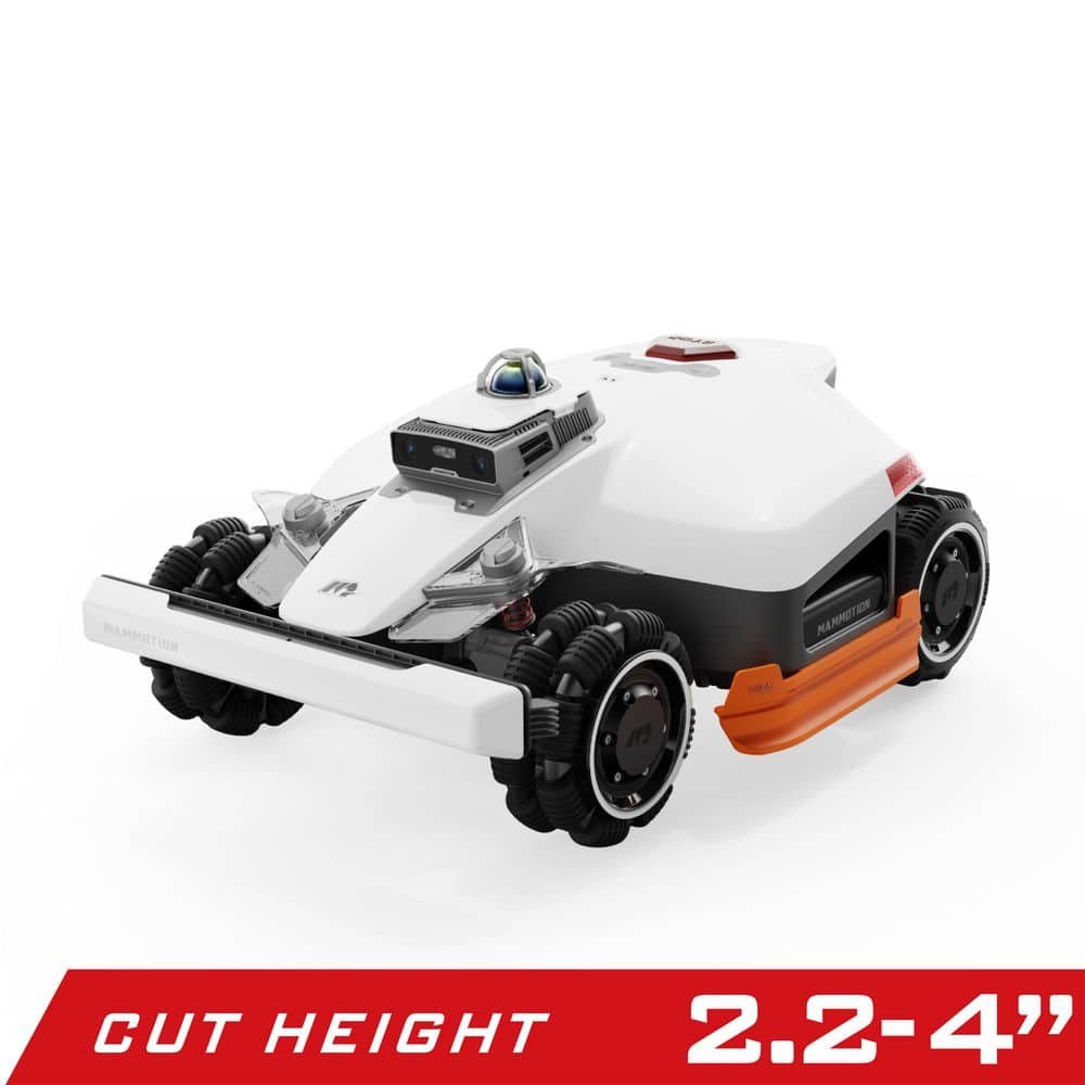 MAMMOTION Luba 3 AWD 16 in. 360° LiDAR Robot Lawn Mower (3/4 Acre) Adjustable Cutting Height(2.2 in. – 4 in.)All Terrain AI Vision LUBA 3 AWD 3000H
