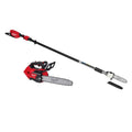 Milwaukee M18 FUEL 10 in 18V Lithium-Ion Brushless Cordless Battery Telescoping Pole Saw w/14 in Top Handle Chainsaw (2-Tool) 2826-20T-3013-20
