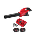 Milwaukee M18 FUEL Dual Battery 145 MPH 600 CFM 18V Brushless Cordless Battery Powered Blower w/ 8.0 Ah FORGE Battery, Charger 2824-20-48-59-1888
