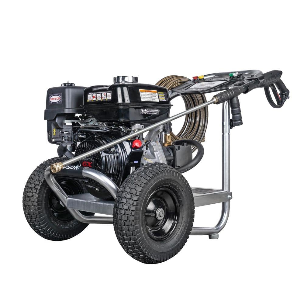 SIMPSON 4400 PSI 4.0 GPM Gas Pressure Washer with Honda GX390 Engine, Heavy-Duty Industrial Cold Water Power Washer IS61028
